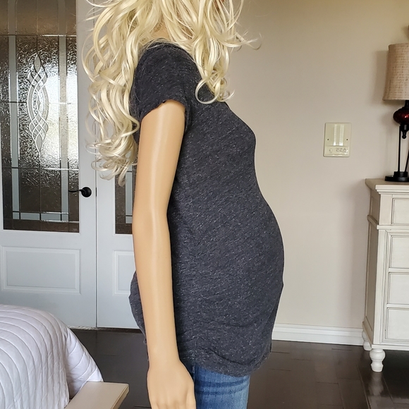 AMBIANCE MATERNITY TEE SZ L - Picture 3 of 9